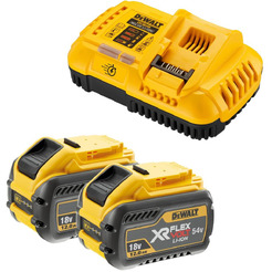 Аккумулятор с зарядным устройством DeWalt DCB118Y2 (18В/2x12 Ач + 18/54В)