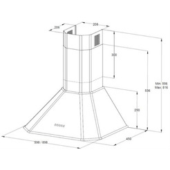 Кухонная вытяжка Korting KHC 9839 RGN