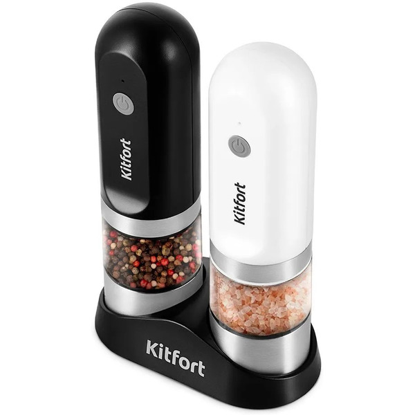 Набор автоматических мельниц для соли и перца Kitfort КТ-6385
