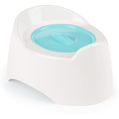 Детский горшок Альтернатива Малышок М1524 (белый/голубой)