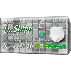 Подгузники-трусики для взрослых DR.SKIPP Standard р-р XL-4 (20 шт.)