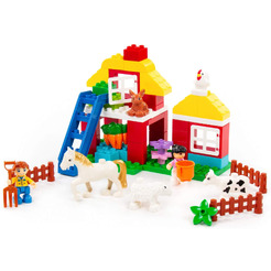 Конструктор Полесье 77592 Весёлая ферма