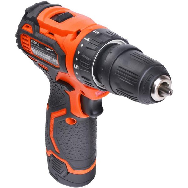 Дрель-шуруповерт PATRIOT BR 369Li (180201369) с 2-мя АКБ и ЗУ