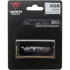 Оперативная память Patriot Viper Steel 16ГБ DDR4 SODIMM 3200 МГц PVS416G320C8S