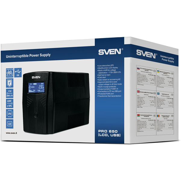 ИБП SVEN Pro 650 VA