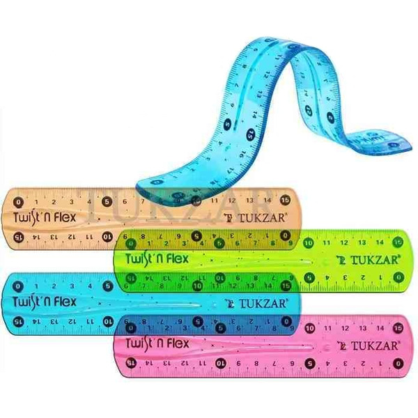 Линейка гибкая 15 см TUKZAR TZ 7268