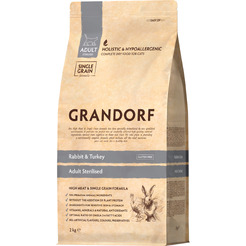 Сухой корм для кошек Grandorf Rabbit&Turkey Sterilised (400г)
