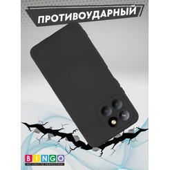Бампер BINGO Liquid TPU для HONOR X6/HONOR 70 Lite Черный
