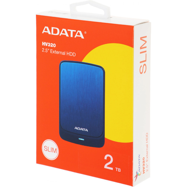 Внешний накопитель ADATA HV320 AHV320-2TU31-CBL 2TB (синий)