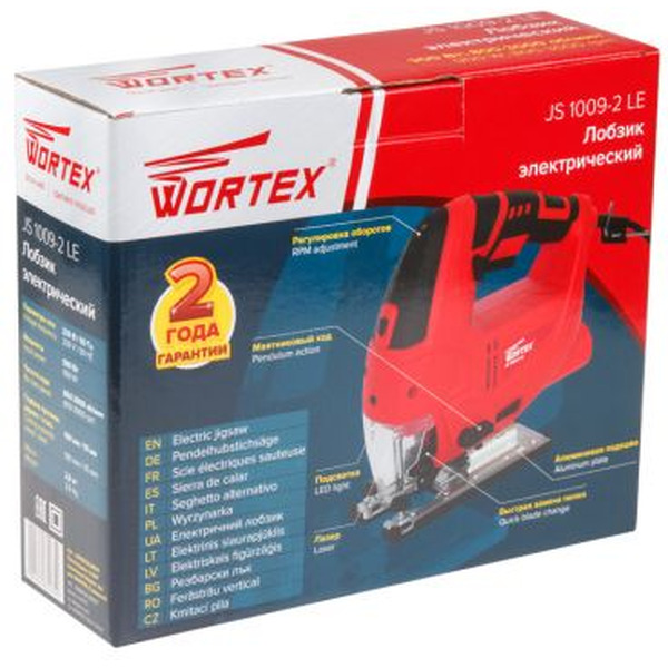 Электролобзик Wortex JS 1009-2 LE (JS10092LE0021)
