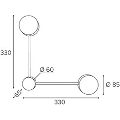 Накладной светильник WOLTA WSL-GX53/13E