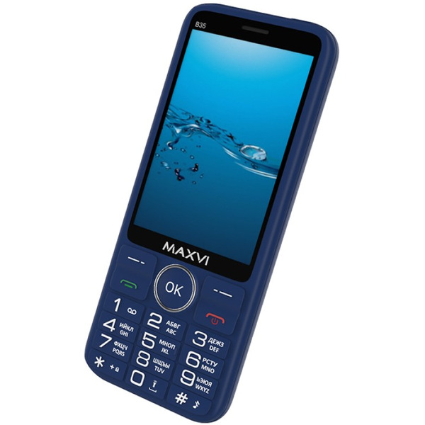 Мобильный телефон Maxvi B35 (синий)