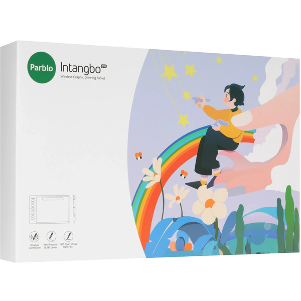 Графический планшет Parblo Intangbo SW (пурпурный)