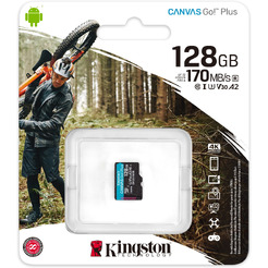 Карта памяти Kingston Canvas Go! Plus microSDXC 128GB (SDCG3/128GBSP)