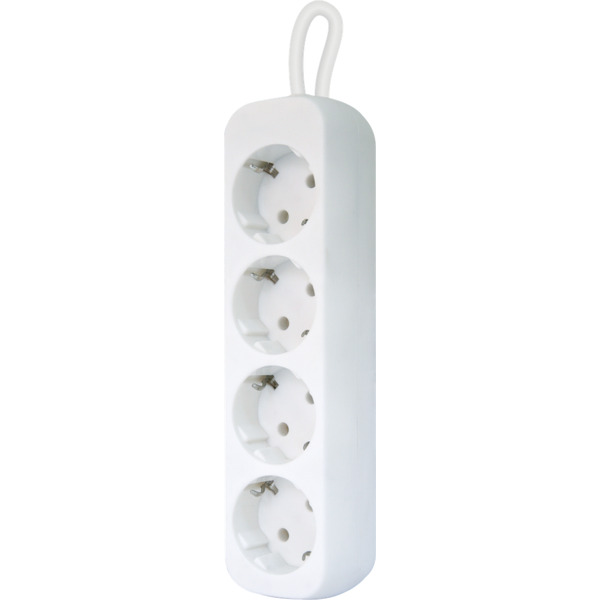 Удлинитель с заземлением DEFENDER E450 БЕЛЫЙ