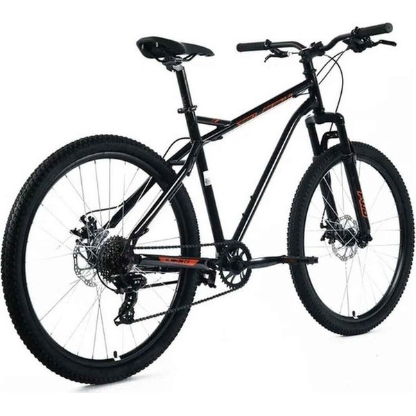 Велосипед Forward FLASH CX 26 (8ск., 17") 2025, черный/оранжевый