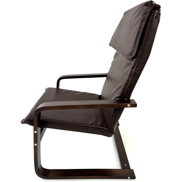 Кресло-качалка Calviano Soft 1 (коричневый PU)