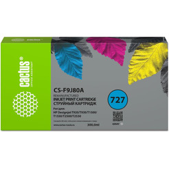 Картридж струйный Cactus CS-F9J80A 727 XXL (серый)
