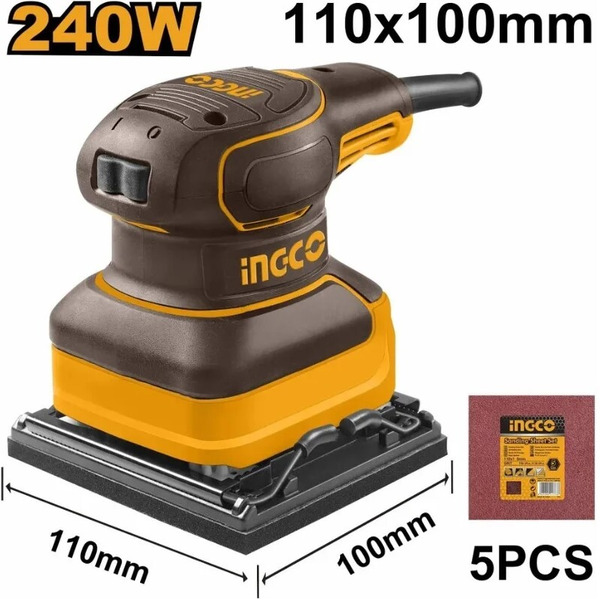 Эксцентриковая шлифовальная машина INGCO PS2416