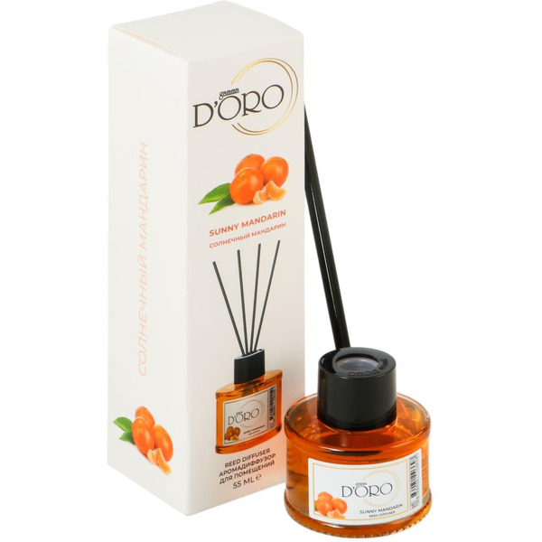 Аромадиффузор для дома Gamma D'ORO Солнечный мандарин, 100 мл