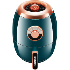 Аэрогриль HYUNDAI HYF-3553 (темно-зеленый/золотистый)