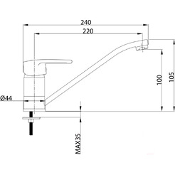 Смеситель Istok life 0402.716