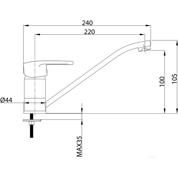 Смеситель Istok life 0402.716