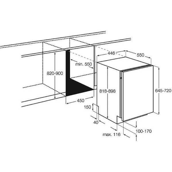 Посудомоечная машина ELECTROLUX ESL94200LO