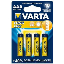Батарейка Varta Longlife 4 AAA 04103113414 (4шт)