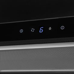 Вытяжка кухонная ZORG TURBO 1260 60 S-GC BL
