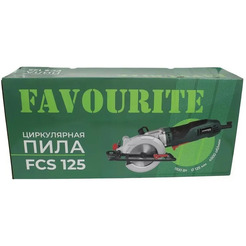 Пила циркулярная Favourite FCS 125