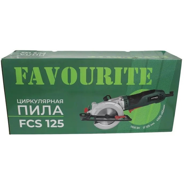 Пила циркулярная Favourite FCS 125