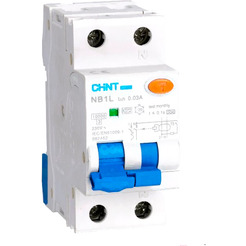 Дифференциальный автомат Chint NB1L 1P+N C40 30mA A C 10kA 203111