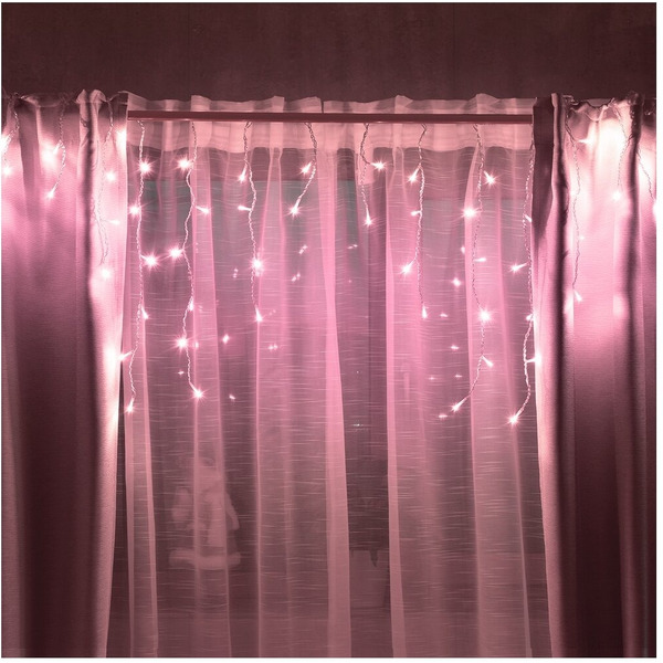 Светодиодная бахрома VEGAS 55168 (розовый)