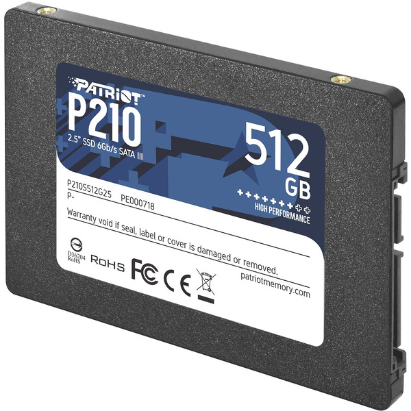 Твердотельный накопитель Patriot P210 512GB (P210S512G25)