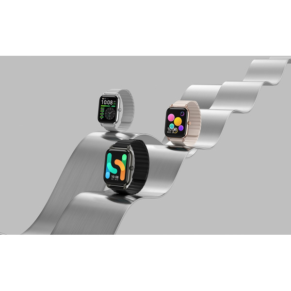 Умные часы Haylou RS4 Plus LS11 (серебристый, магнитный ремешок)