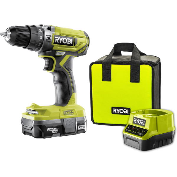 Дрель-шуруповерт RYOBI R18PD2-113S (5133003825)