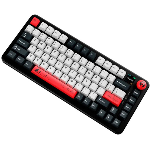 Клавиатура AJAZZ AK820 MAX PLUS Mute Switch (черный/белый/красный)