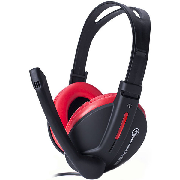 Игровая стерео гарнитура MARVO H8312 BK+RD