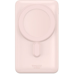 Внешний аккумулятор Baseus Magnetic Bracket Wireless Fast Charge Power Bank 10000mAh 20W PPCX000204 (розовый)