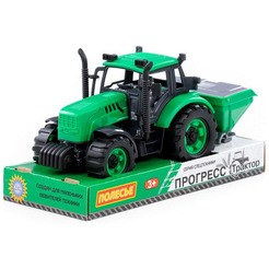 Трактор Полесье Прогресс сельскохозяйственный инерционный (зелёный) 94179