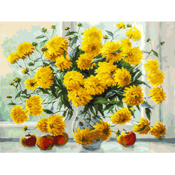 Картина по номерам Белоснежка Золотые 284-AS