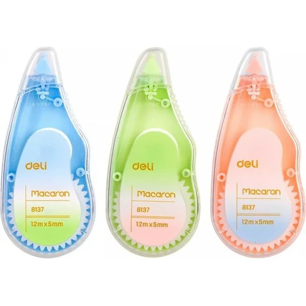 Корректирующая лента DELI H333(Macaron)