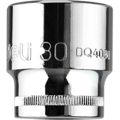 Головка торцевая шестигранная Deli EDQ4030