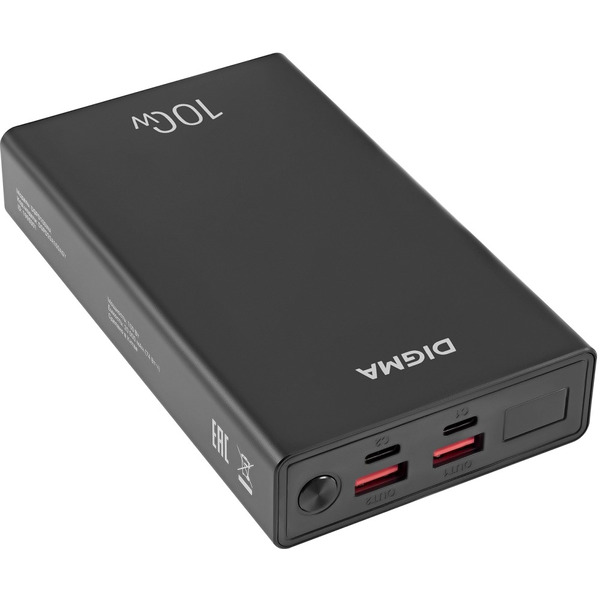 Портативное зарядное устройство Digma DGPD100WA 20000mAh
