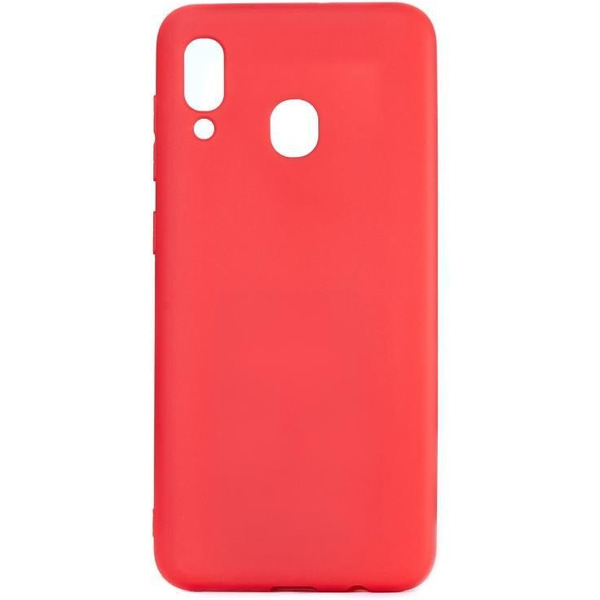 Бампер Bingo Matt TPU для SAMSUNG Galaxy A30 Красный