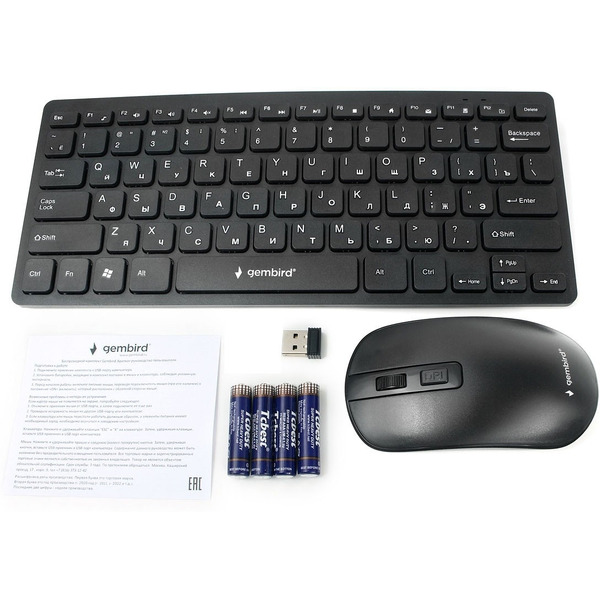 Клавиатура + мышь Gembird KBS-9100