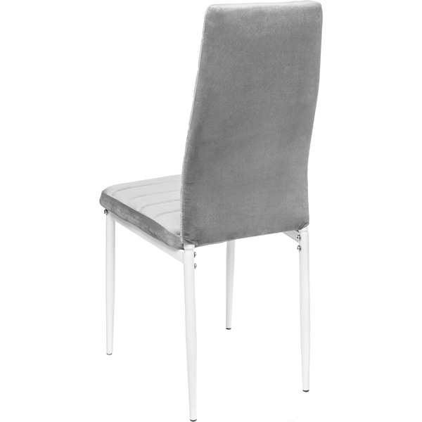 Стул Mio Tesoro Джия DC-060KD (светло-серый/белый)