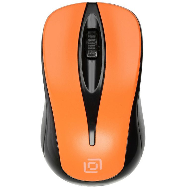 Мышь Oklick 675MW (черный/оранжевый)