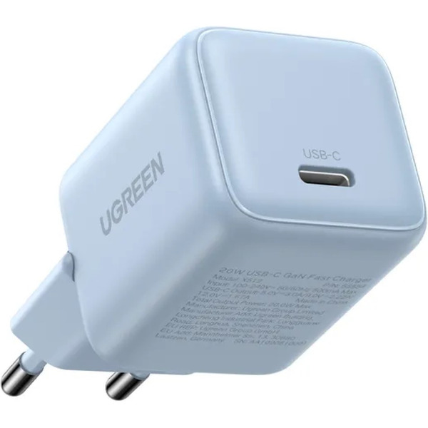 Сетевое зарядное устройство UGREEN X512-55555 20W (голубой)